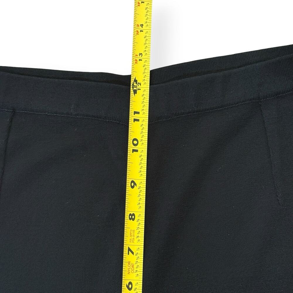Ming Wang Black Pull On Pants Womens L Office Career Minimalist Quiet Luxury - Picture 8 of 9